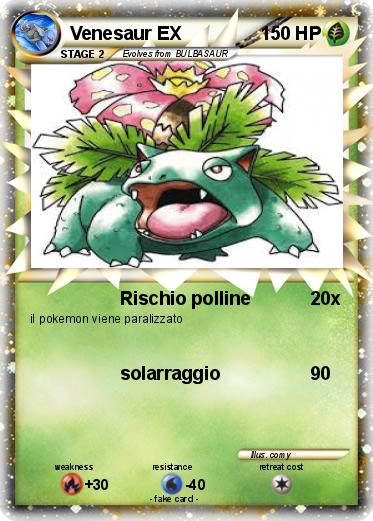 Pokemon Venesaur EX