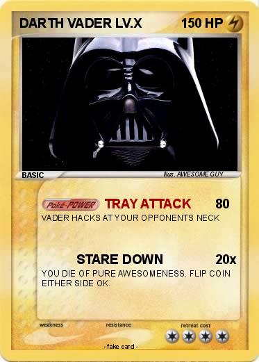 Pokemon DARTH VADER LV.X