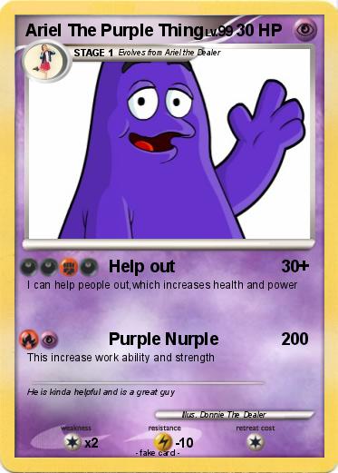 Pokemon Ariel The Purple Thing