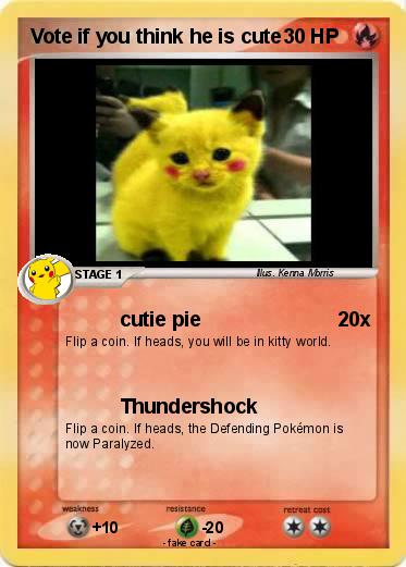 Pokemon Vote if you think he is cute