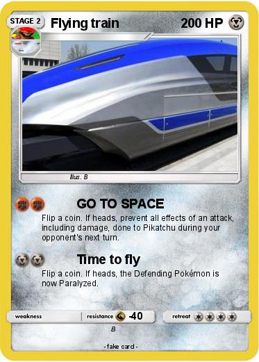 Pokemon Flying train