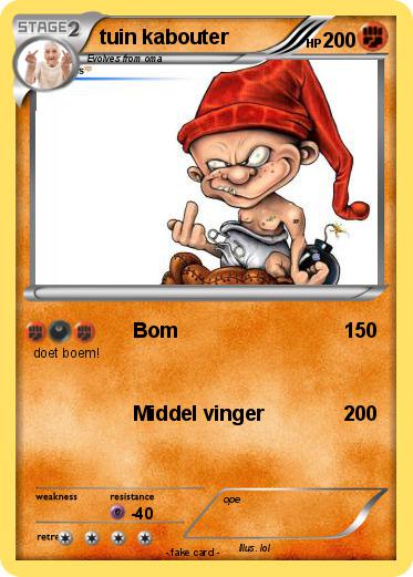 Pokemon tuin kabouter