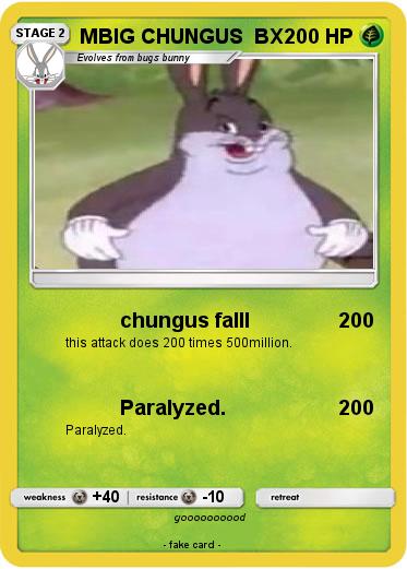 Pokemon MBIG CHUNGUS  BX