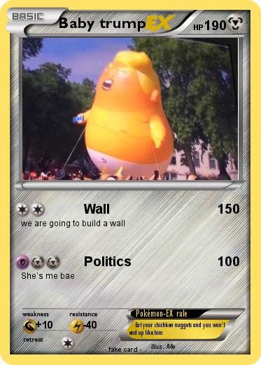 Pokemon Baby trump