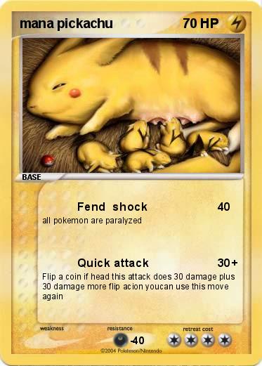 Pokemon mana pickachu