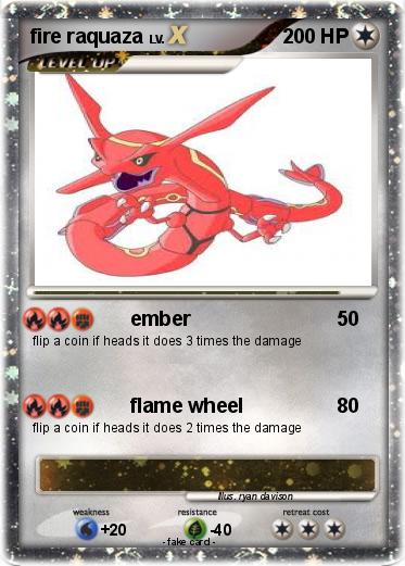 Pokemon fire raquaza