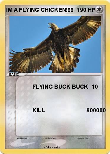 Pokemon IM A FLYING CHICKEN!!!!!