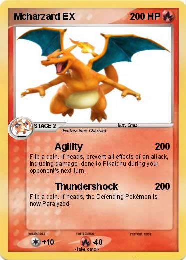 Pokemon Mcharzard EX