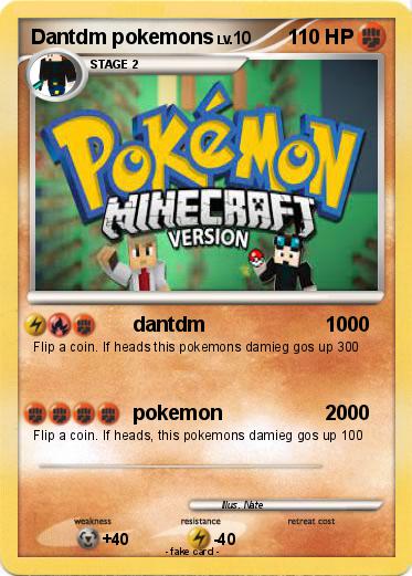 Pokemon Dantdm pokemons