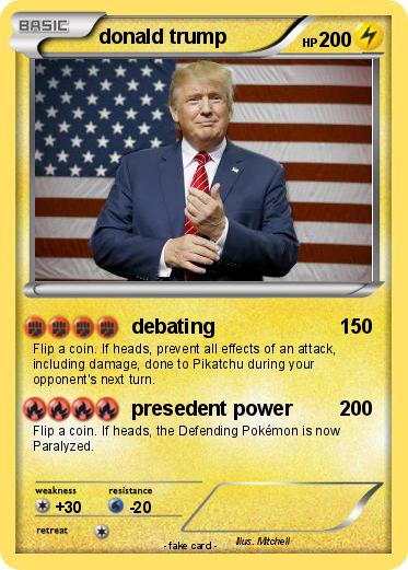 Pokemon donald trump