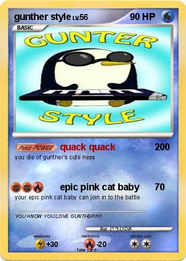 Pokemon gunther style