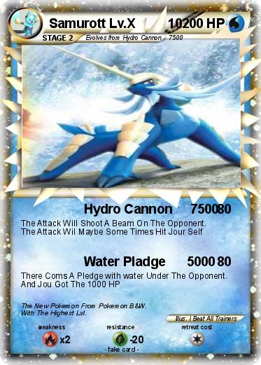 Pokemon Samurott Lv.X         10