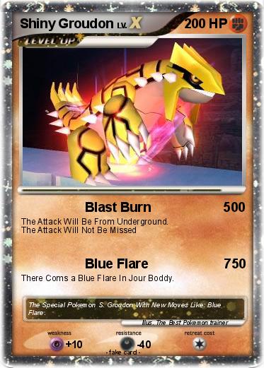 Pokemon Shiny Groudon