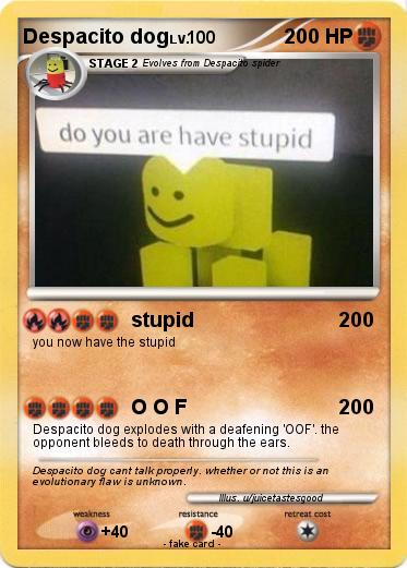 Pokemon Despacito dog