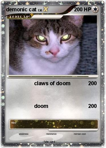 Pokemon demonic cat