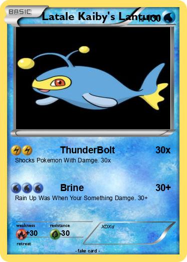 Pokemon Latale Kaiby's Lanturn