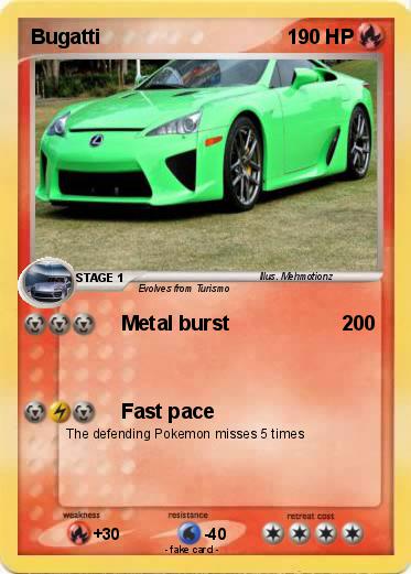 Pokemon Bugatti