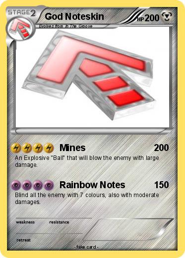 Pokemon God Noteskin