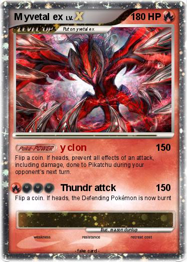 Pokemon M yvetal ex