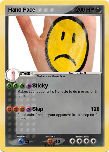 Pokemon Hand Face