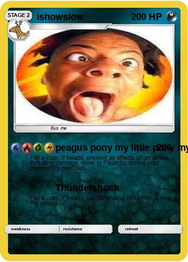Pokemon ishowslow