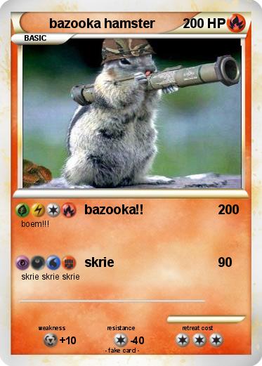 Pokemon bazooka hamster