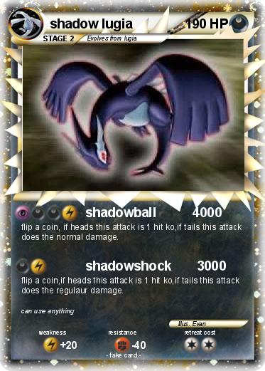 Pokemon shadow lugia