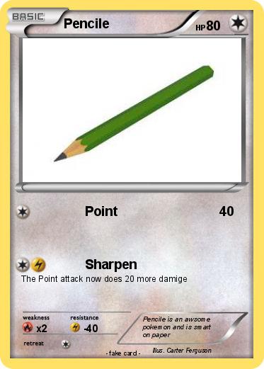 Pokemon Pencile