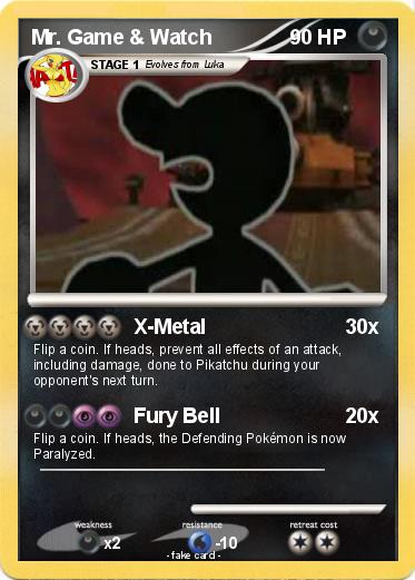 Pokemon Mr. Game & Watch