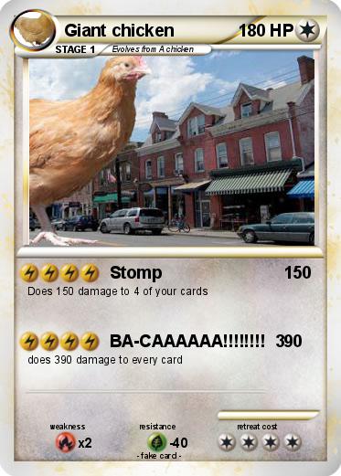 Pokemon Giant chicken