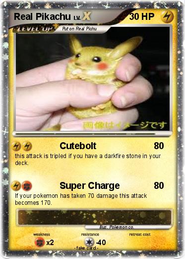 Pokemon Real Pikachu