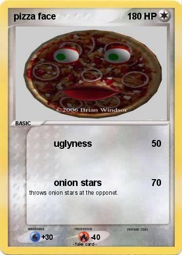 Pokemon pizza face