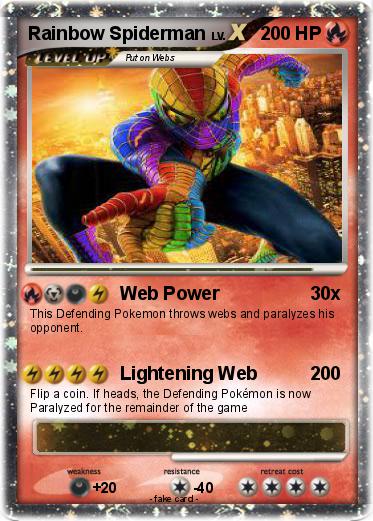Pokemon Rainbow Spiderman