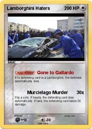Pokemon Lamborghini Haters