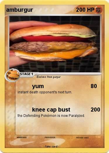 Pokemon amburgur