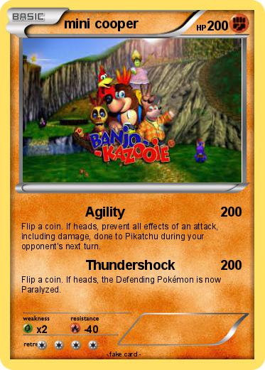 Pokemon mini cooper
