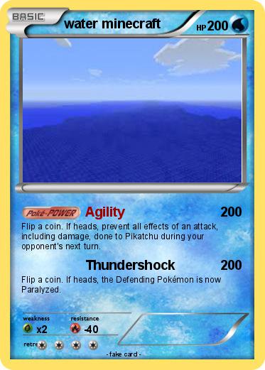 Pokemon water minecraft
