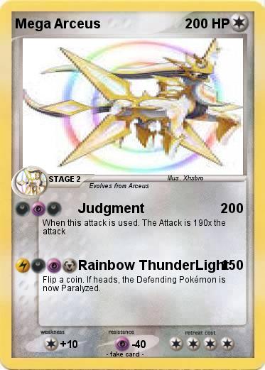 Pokemon Mega Arceus