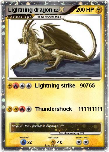 Pokemon Lightning dragon