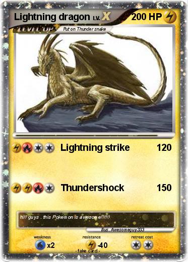 Pokemon Lightning dragon