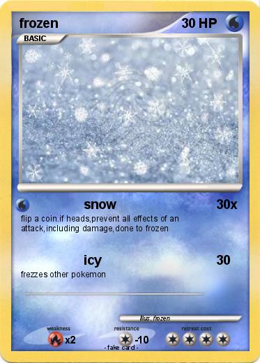 Pokemon frozen
