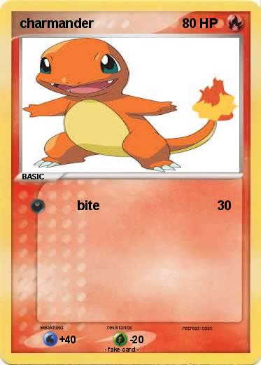 Pokemon charmander
