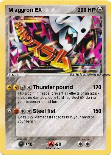 Pokemon M aggron EX