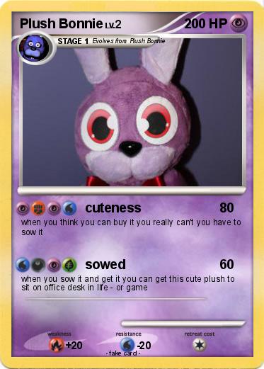 Pokemon Plush Bonnie