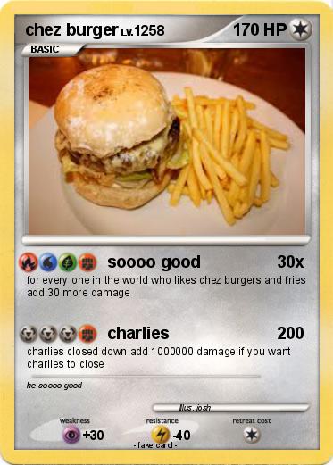 Pokemon chez burger