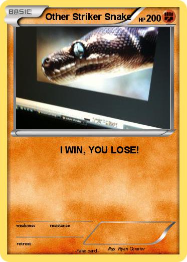 Pokemon Other Striker Snake