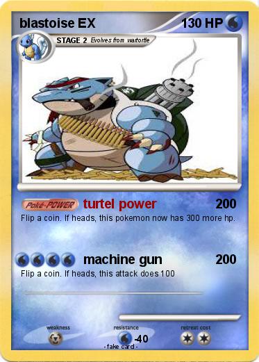 Pokemon blastoise EX