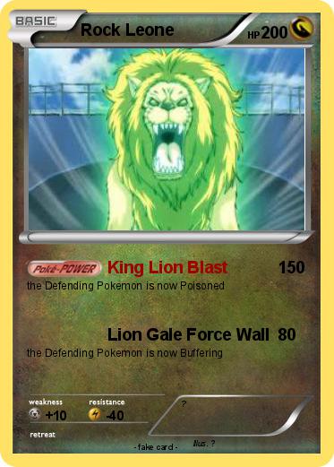 Pokemon Rock Leone