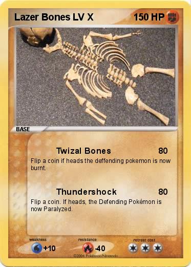 Pokemon Lazer Bones LV X