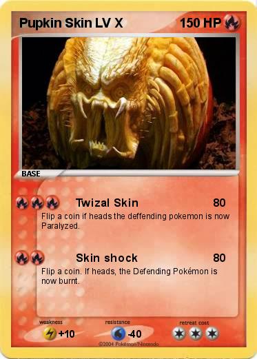 Pokemon Pupkin Skin LV X